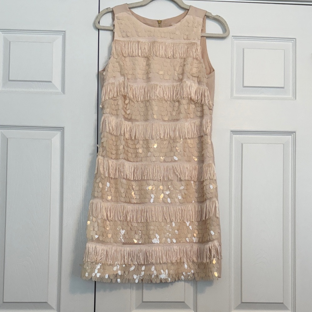 Eliza J pink blush cocktail dress